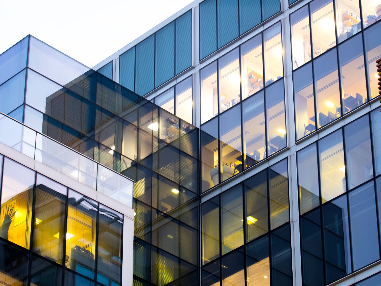 Modern commercial building exterior